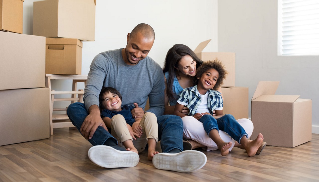 Family moving home