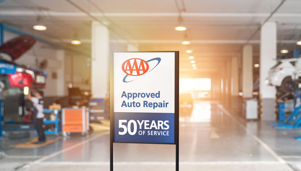 50 Years of Service Sign for AAR