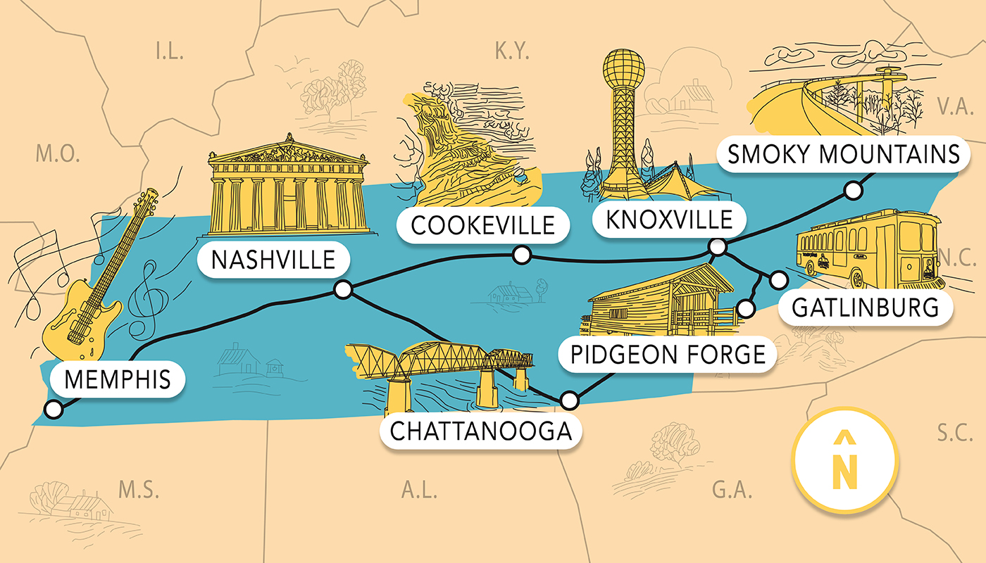 Best Road Trips in the USA: Tennessee