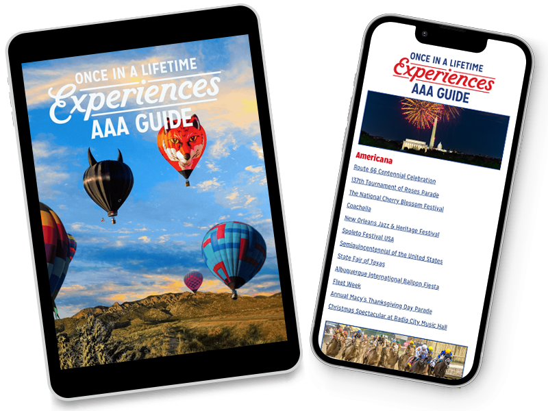 AAA Once in a Lifetime Experiences Guide